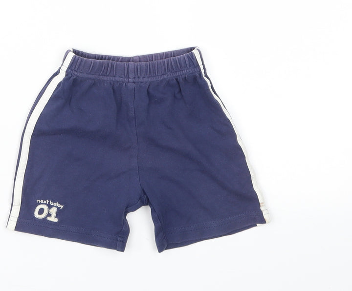 Next Boys Blue Capri Trousers Size Newborn