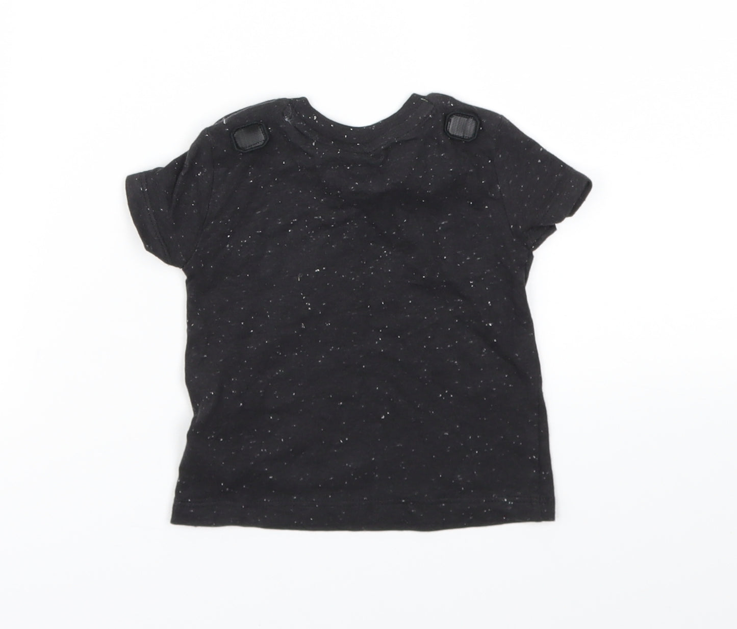 F&F Boys Black   Basic T-Shirt Size 3-6 Months