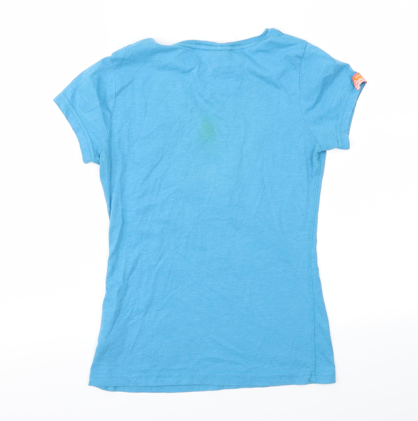 Superdry Womens Blue   Basic T-Shirt Size XS