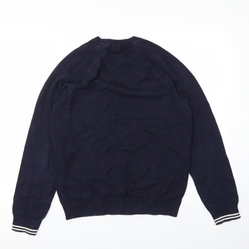 H&M Mens Blue   Pullover Jumper Size M