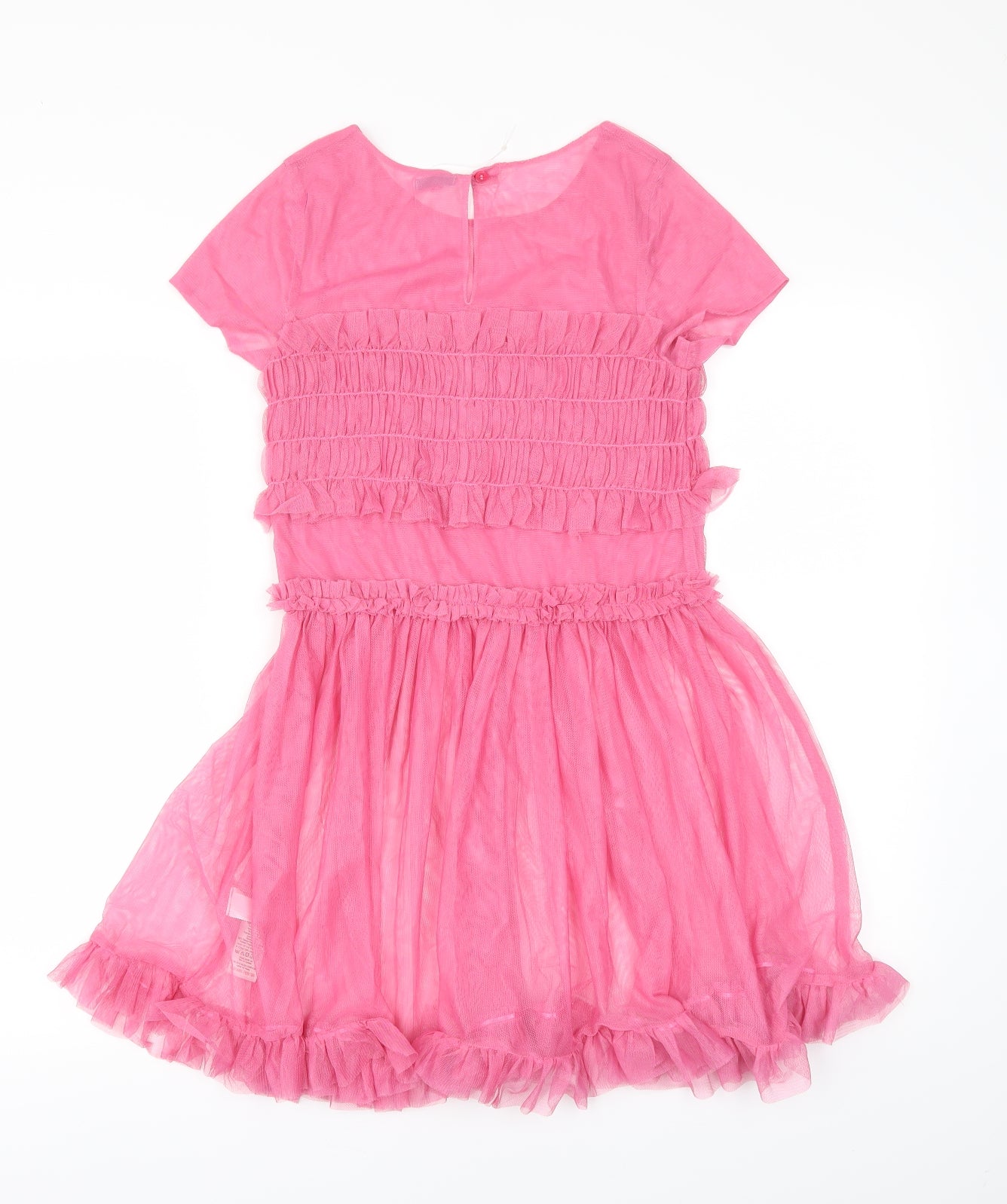Next  Girls Pink   Fit & Flare  Size 11 Years