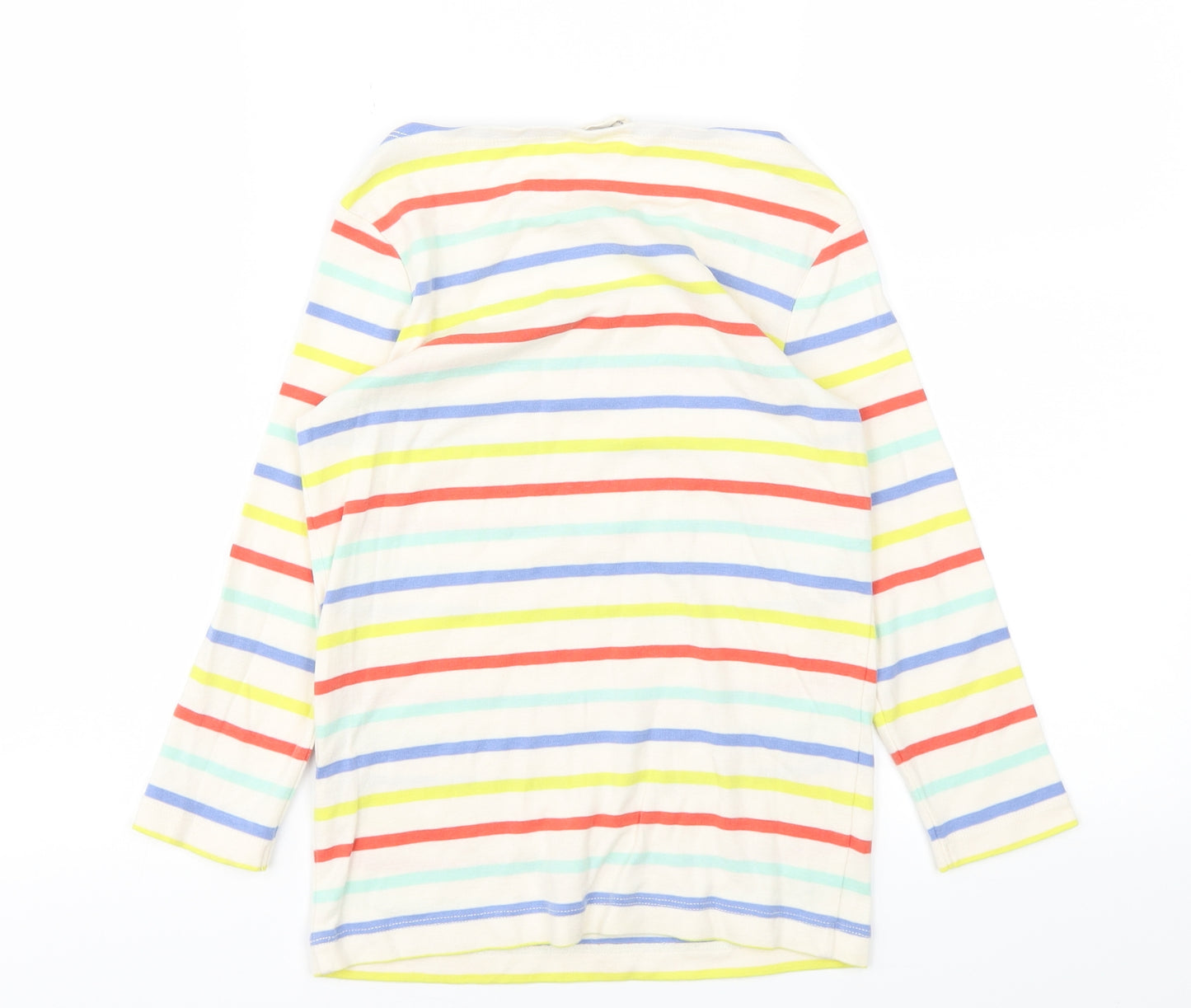 Mini Boden Girls Multicoloured Striped  Pullover T-Shirt Size 11-12 Years