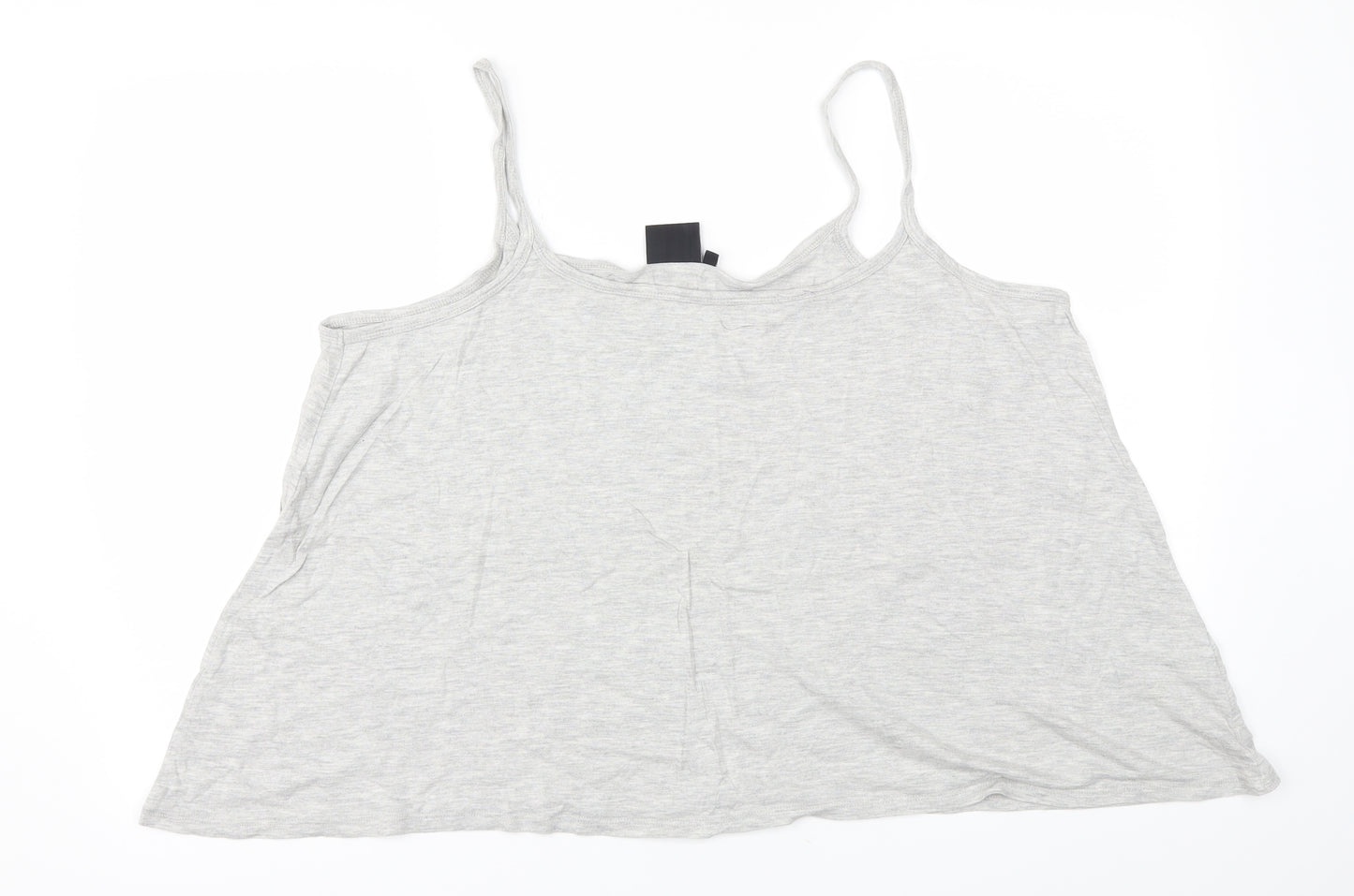 B. You  Womens Grey   Basic T-Shirt Size 16