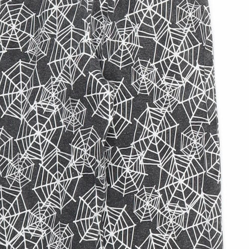 DISNEY  Girls Black Animal Print  Jogger Trousers Size 3 Years