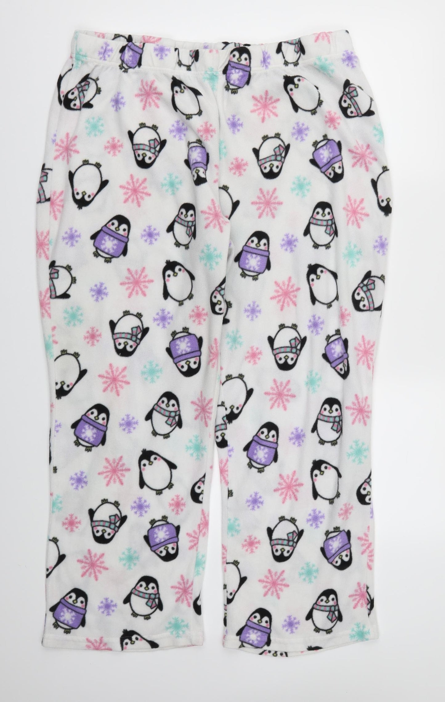 Preworn Womens Multicoloured Animal Print  Cami Lounge Pants Size XL  - 28 LEG