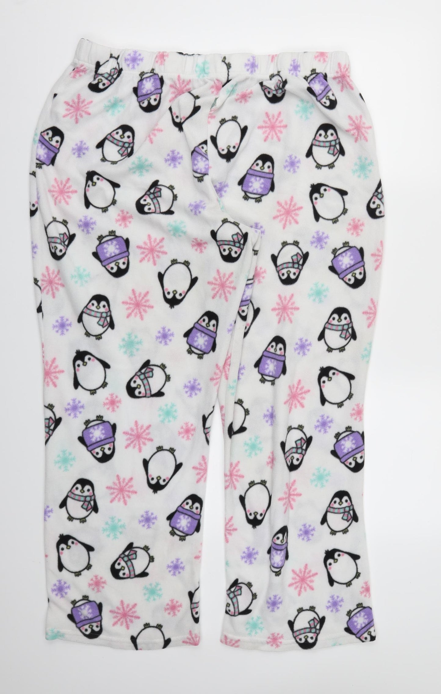 Preworn Womens Multicoloured Animal Print  Cami Lounge Pants Size XL  - 28 LEG