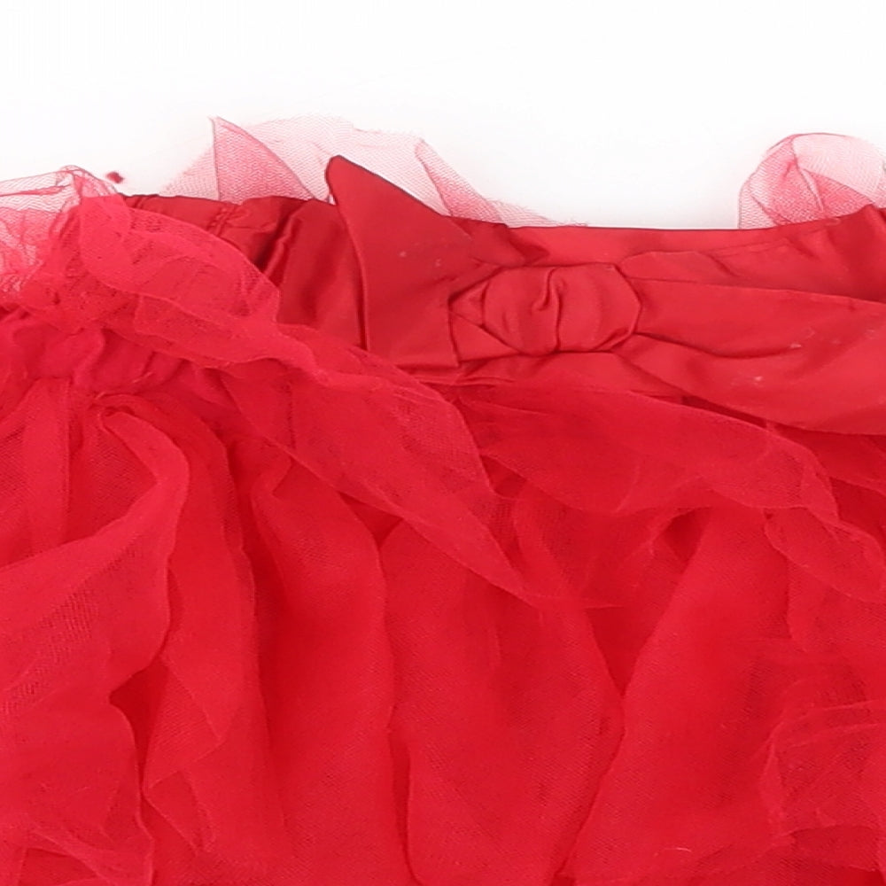 NEXT  Girls Red   Flare Skirt Size 3-4 Years