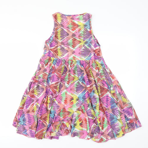 M&S Girls Multicoloured Floral  Fit & Flare  Size 12 Years
