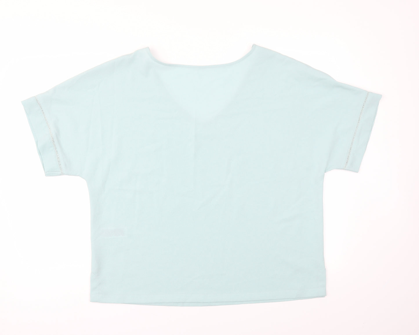 M&S Womens Blue   Basic Blouse Size 14