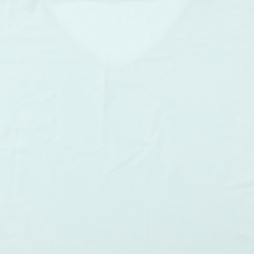 M&S Womens Blue   Basic Blouse Size 14