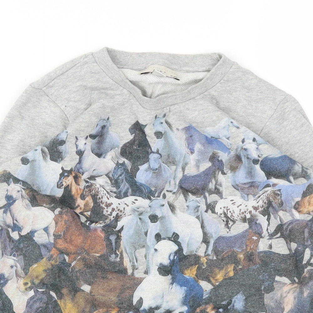 Stella McCartney Boys Grey   Pullover Jumper Size 10 Years