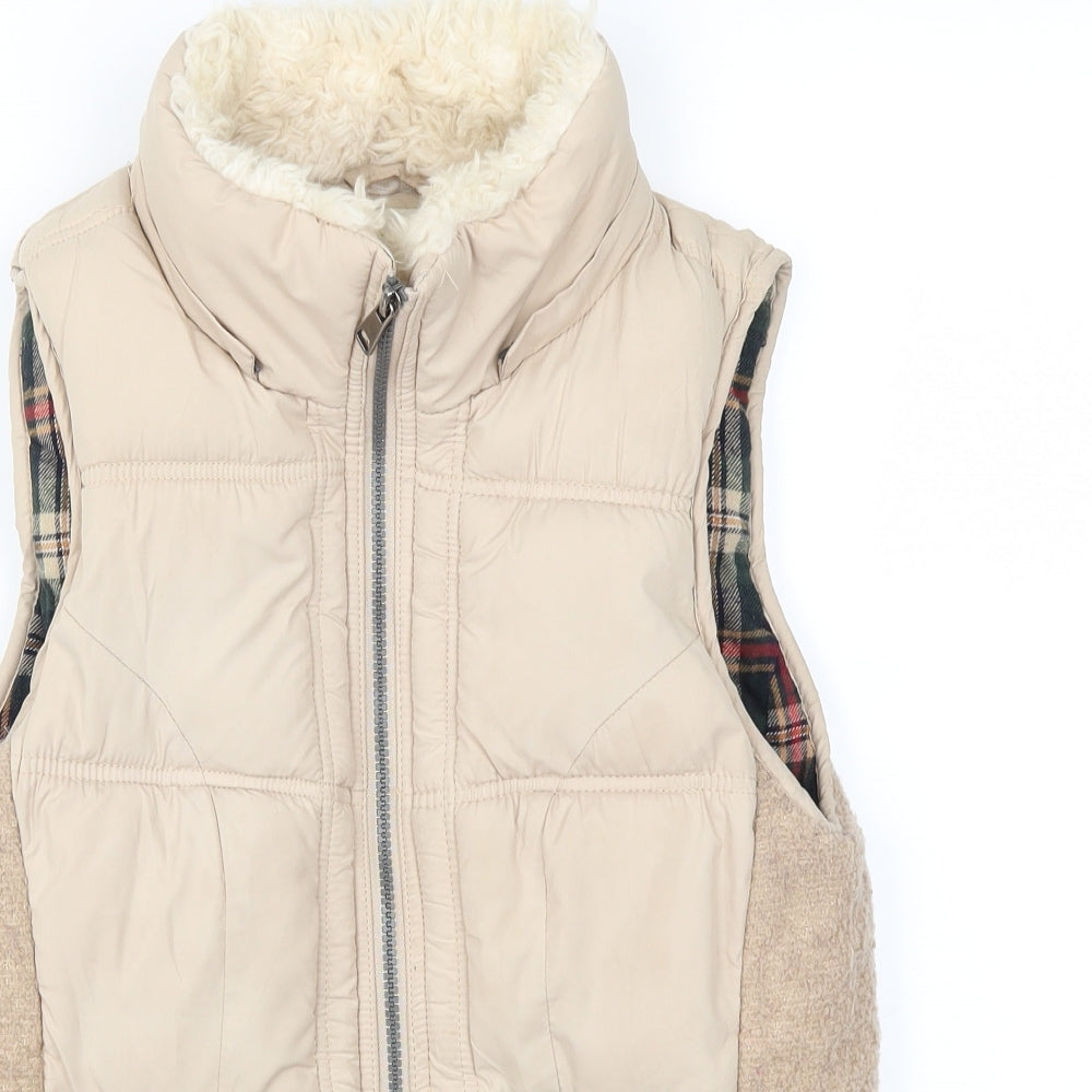 COLLECTION  Womens Beige   Gilet Coat Size 10
