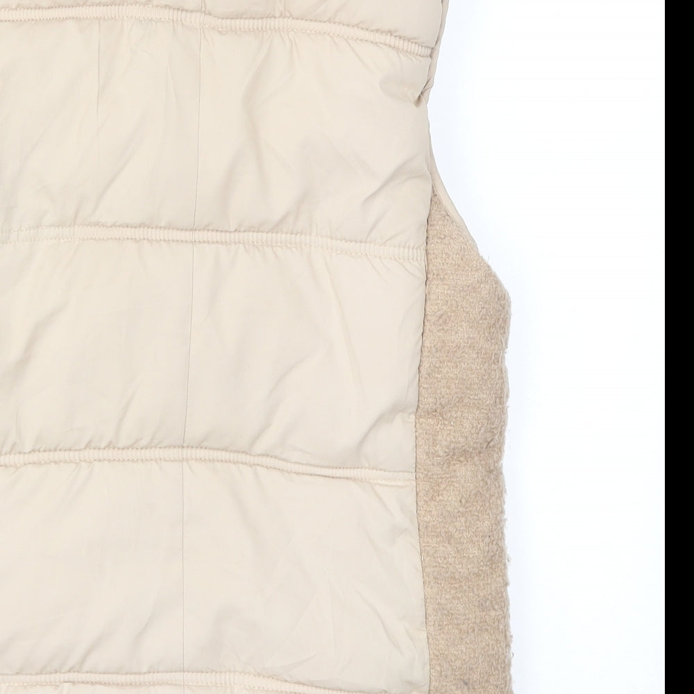 COLLECTION  Womens Beige   Gilet Coat Size 10