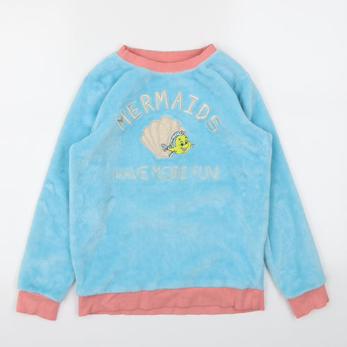 Disney Girls Blue Argyle/Diamond  Cami Pyjama Top Size 9-10 Years