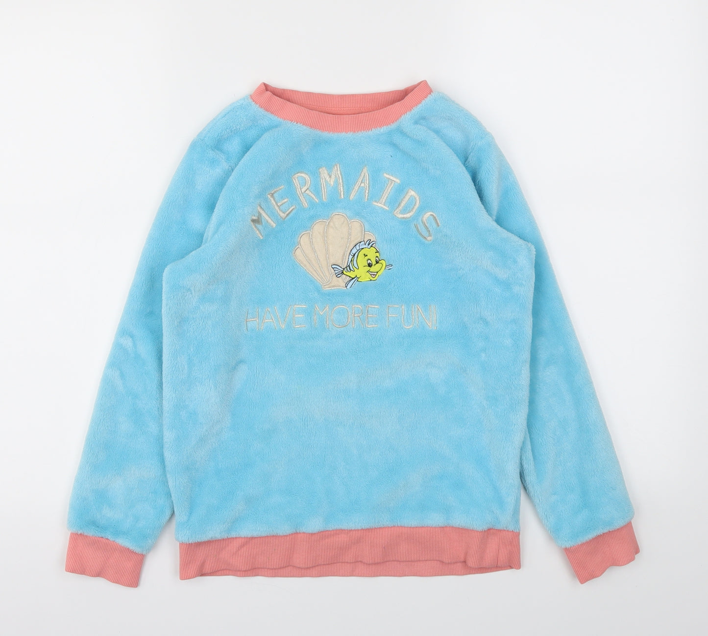 Disney Girls Blue Argyle/Diamond  Cami Pyjama Top Size 9-10 Years