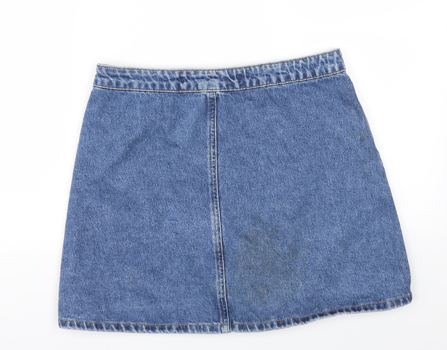 DENIM &CO  Womens Blue   A-Line Skirt Size 12