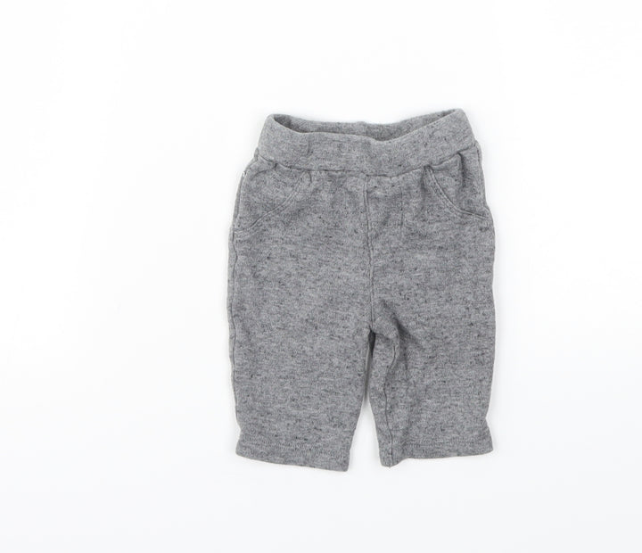 MINICLASIC Boys Grey   Capri Trousers Size Newborn