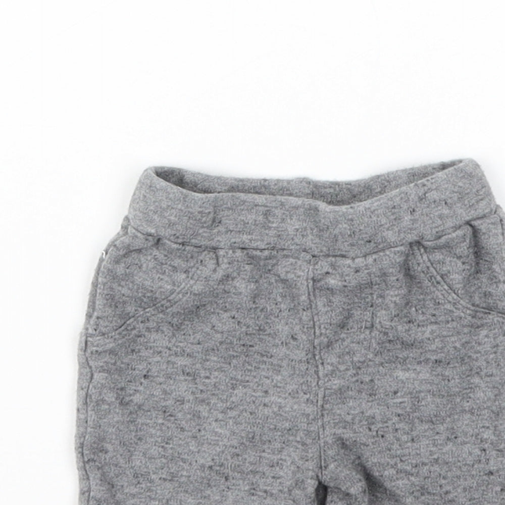 MINICLASIC Boys Grey   Capri Trousers Size Newborn