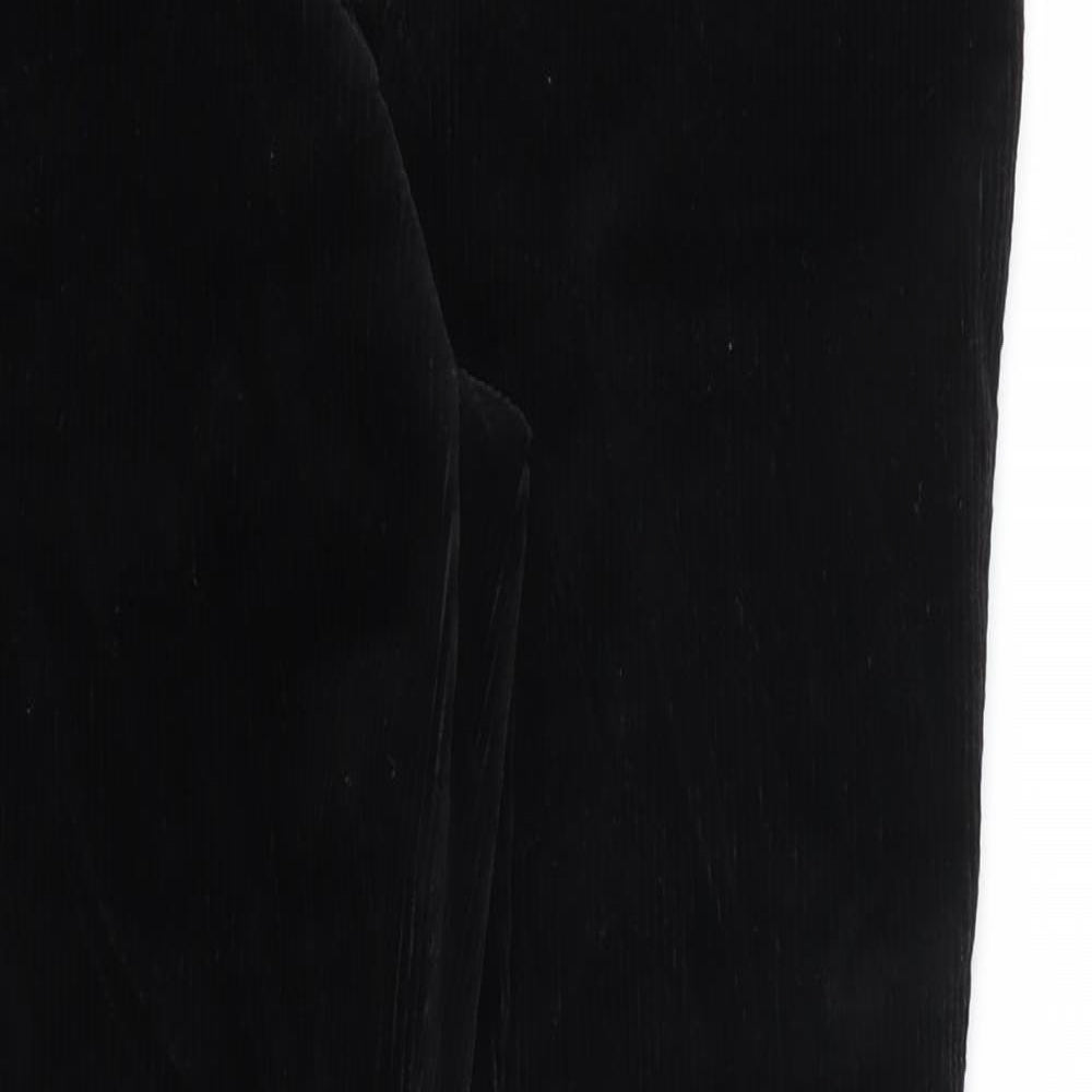 M&Co Womens Black   Trousers  Size 10 L30 in