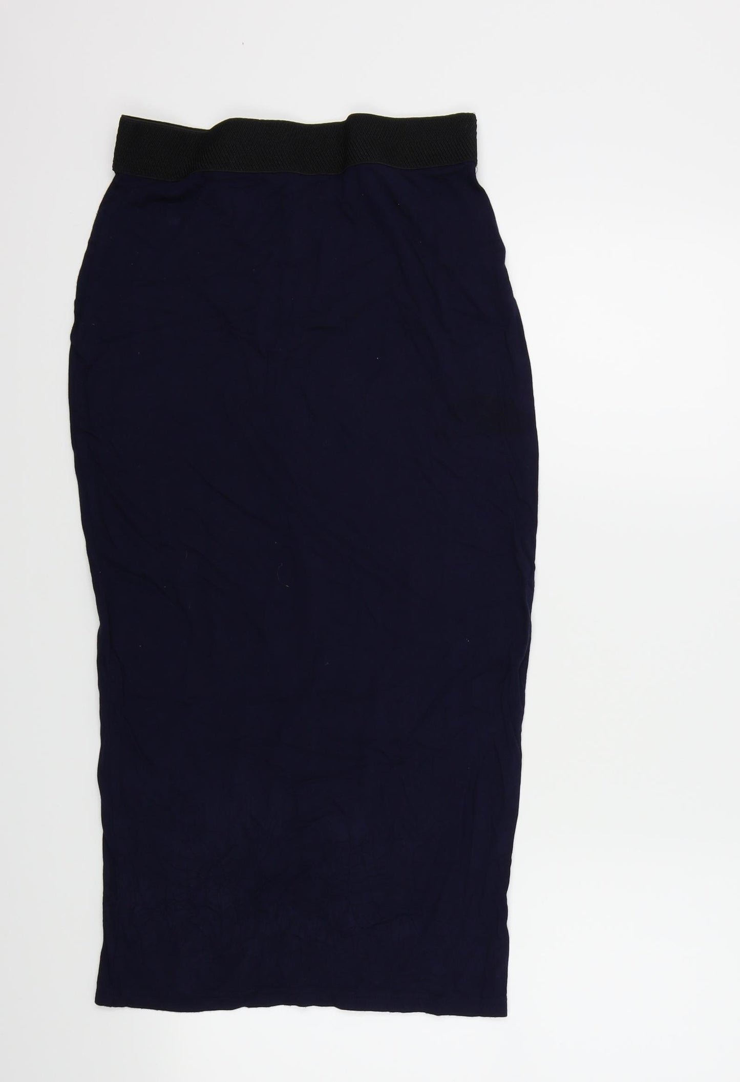 Dorothy Perkins Womens Blue   A-Line Skirt Size 10  - split back
