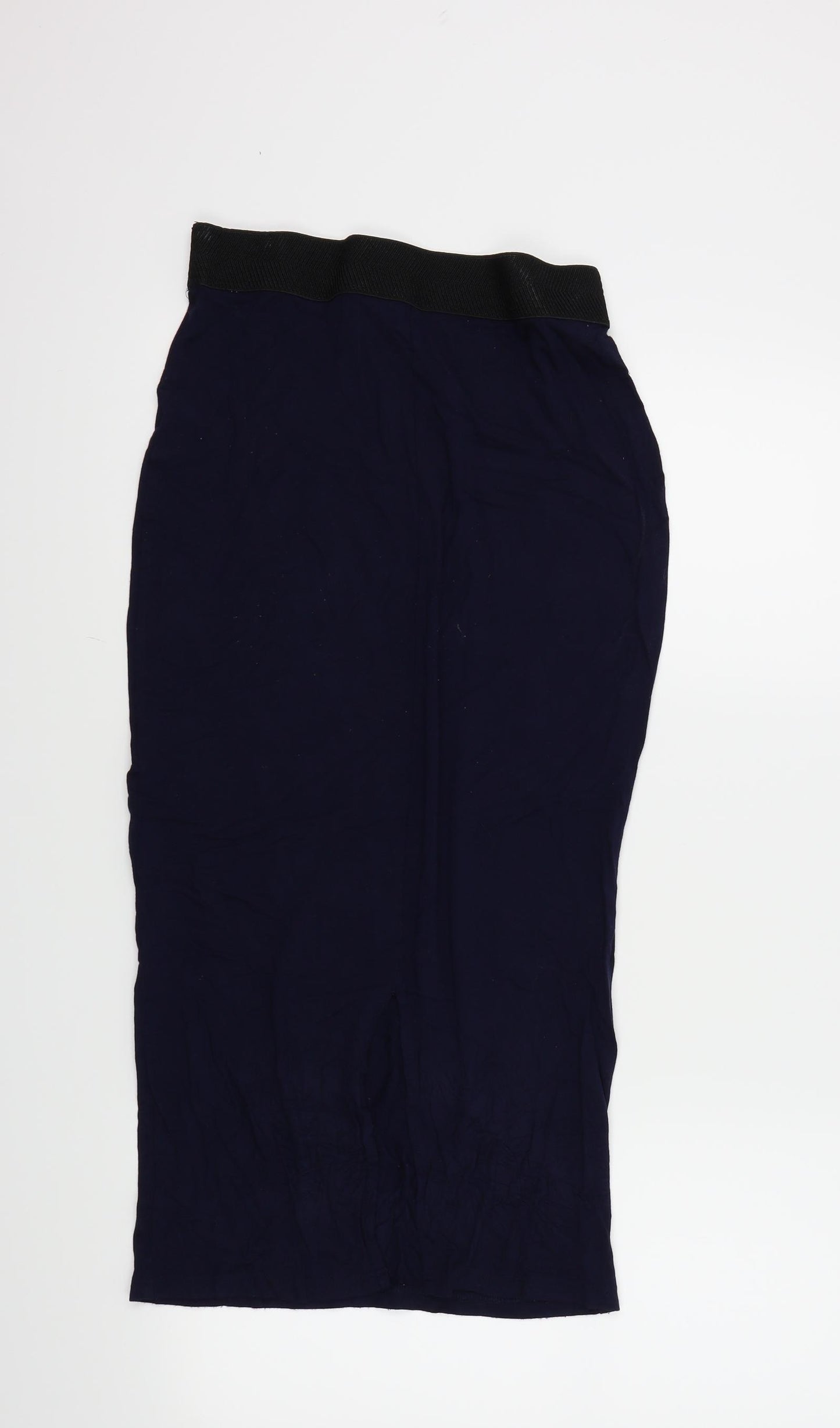 Dorothy Perkins Womens Blue   A-Line Skirt Size 10  - split back