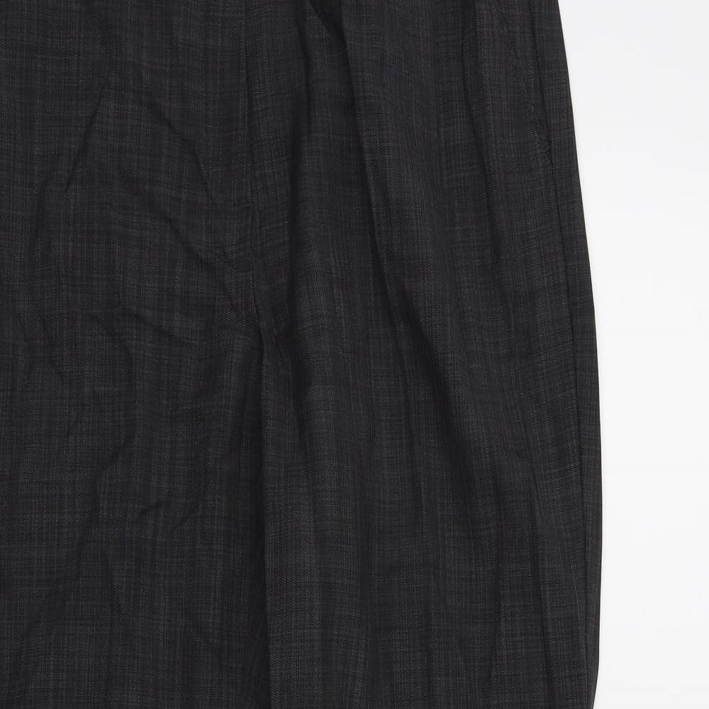 M&S Womens Grey   Trousers  Size 14 L28 in