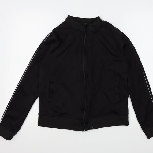 New Look Womens Black   Full Zip Jumper Size 14