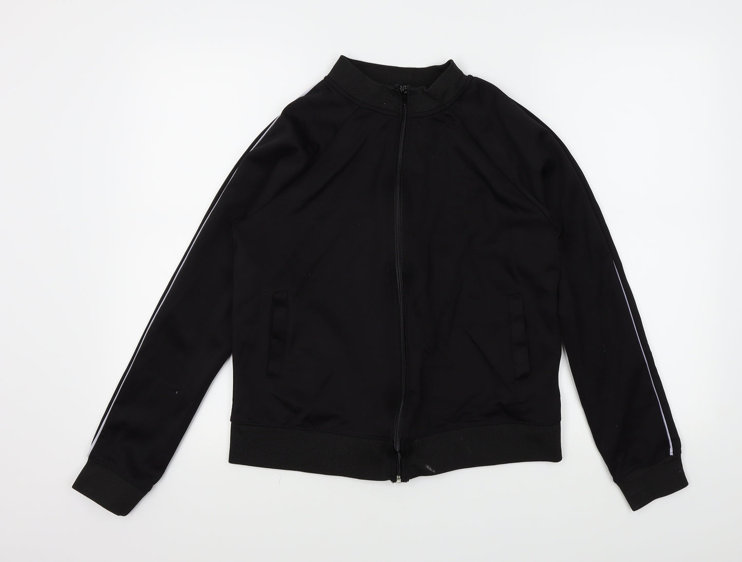 New Look Womens Black   Full Zip Jumper Size 14