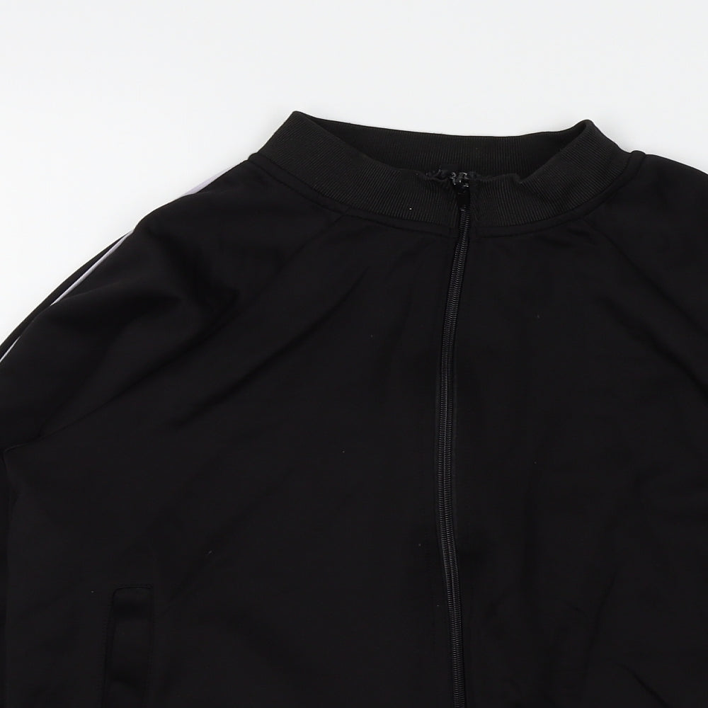 New Look Womens Black   Full Zip Jumper Size 14