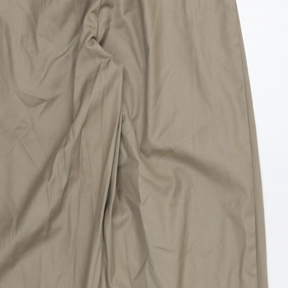 Nasty Gal Womens Beige   Bloomer Trousers Size 12 L31 in