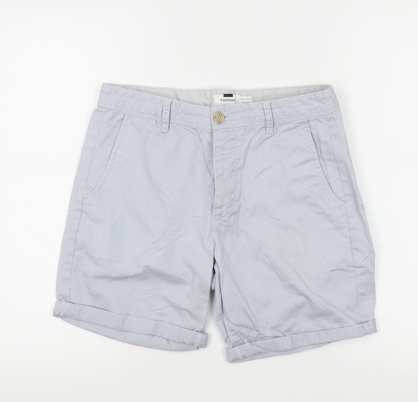 Topshop Mens Blue   Bermuda Shorts Size 30