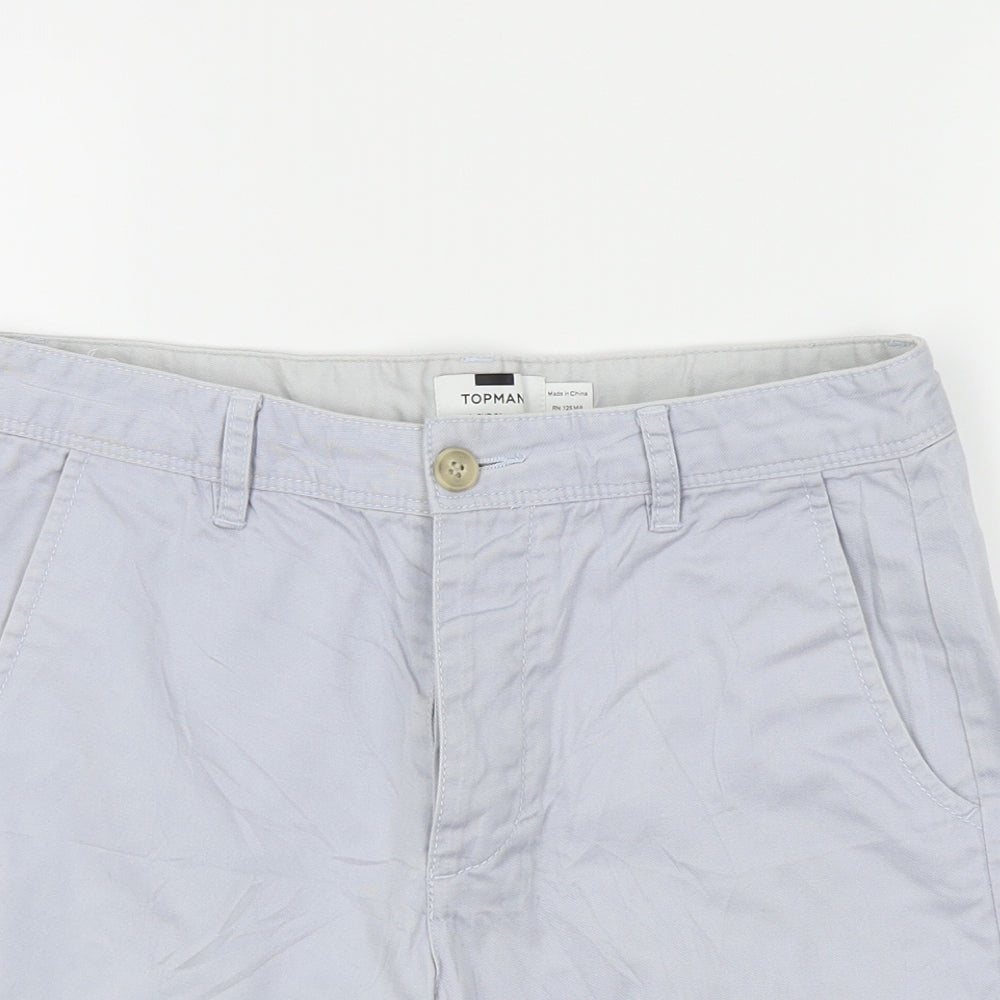 Topshop Mens Blue   Bermuda Shorts Size 30