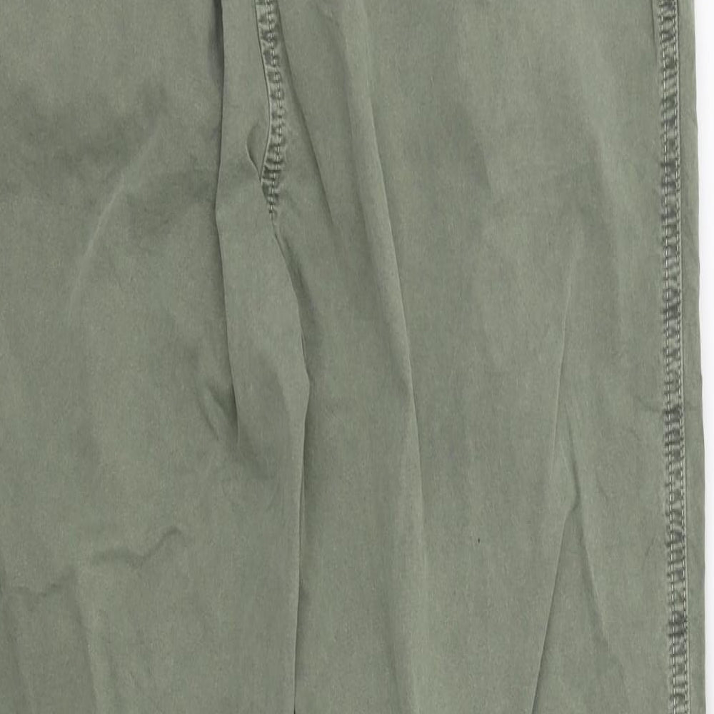 M&S Womens Green   Trousers  Size 14 L28 in