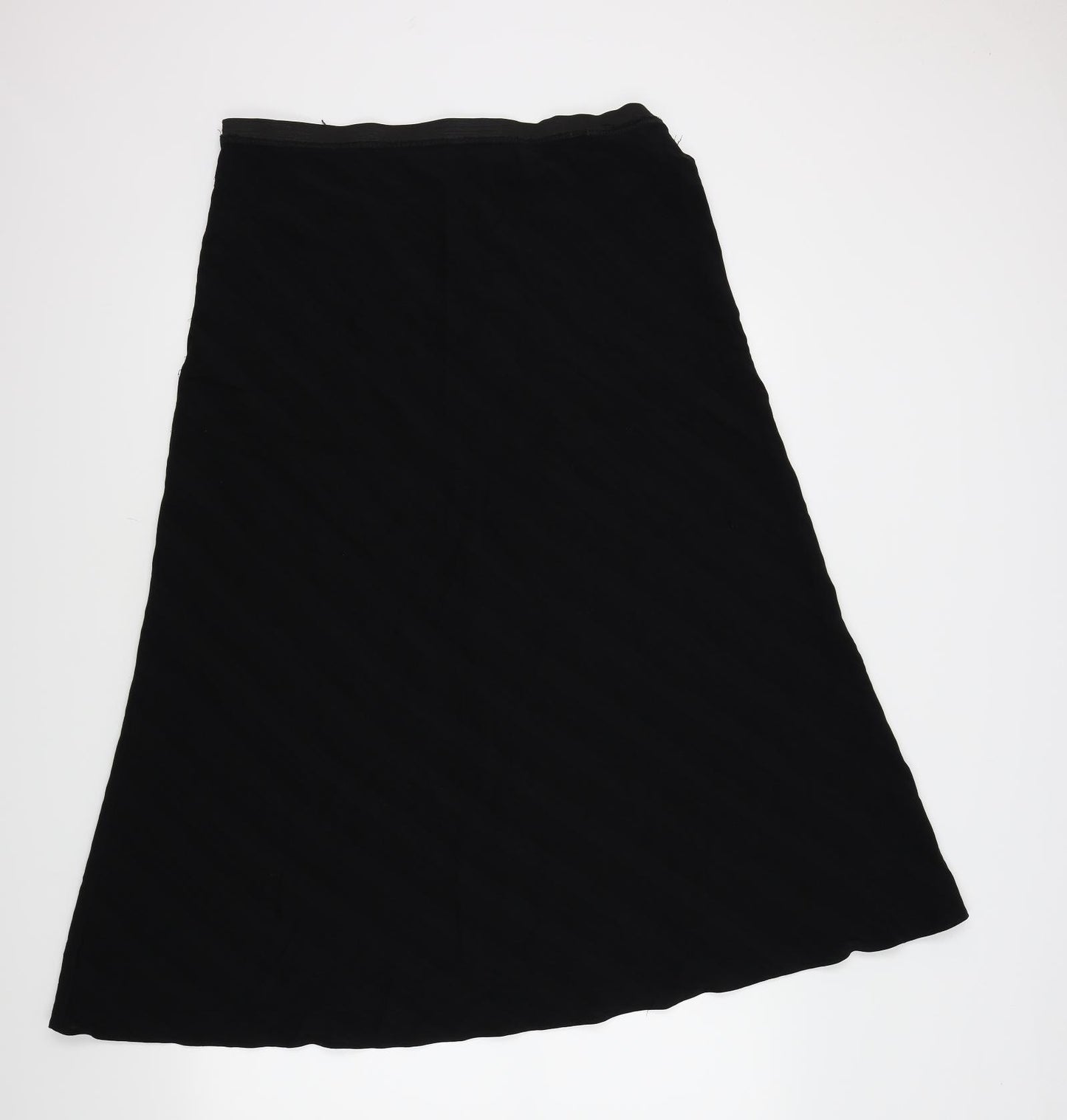 M&S Womens Black   Flare Skirt Size 18