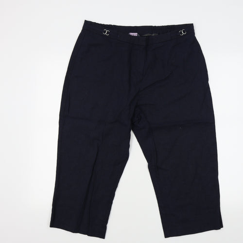 Profile Womens Blue   Trousers  Size 16 L20 in