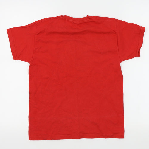 Fruit of the Loom Boys Red   Basic T-Shirt Size 9 Years  - inspired