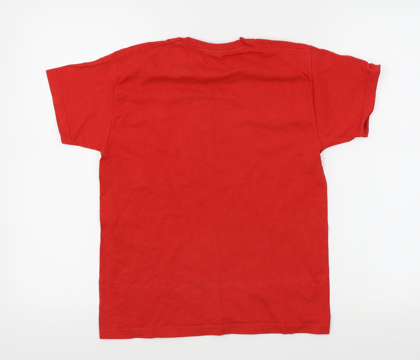 Fruit of the Loom Boys Red   Basic T-Shirt Size 9 Years  - inspired