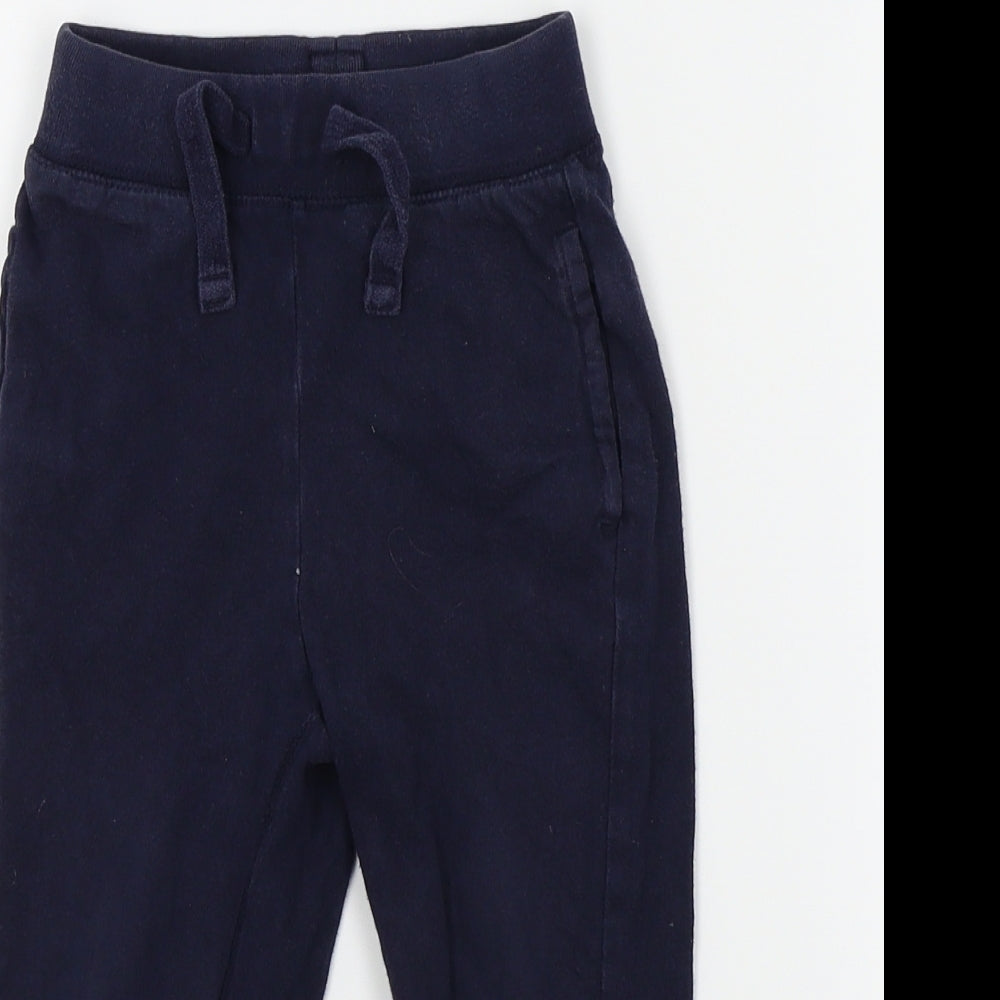 Gap Boys Blue Colourblock  Jogger Trousers Size 2 Years