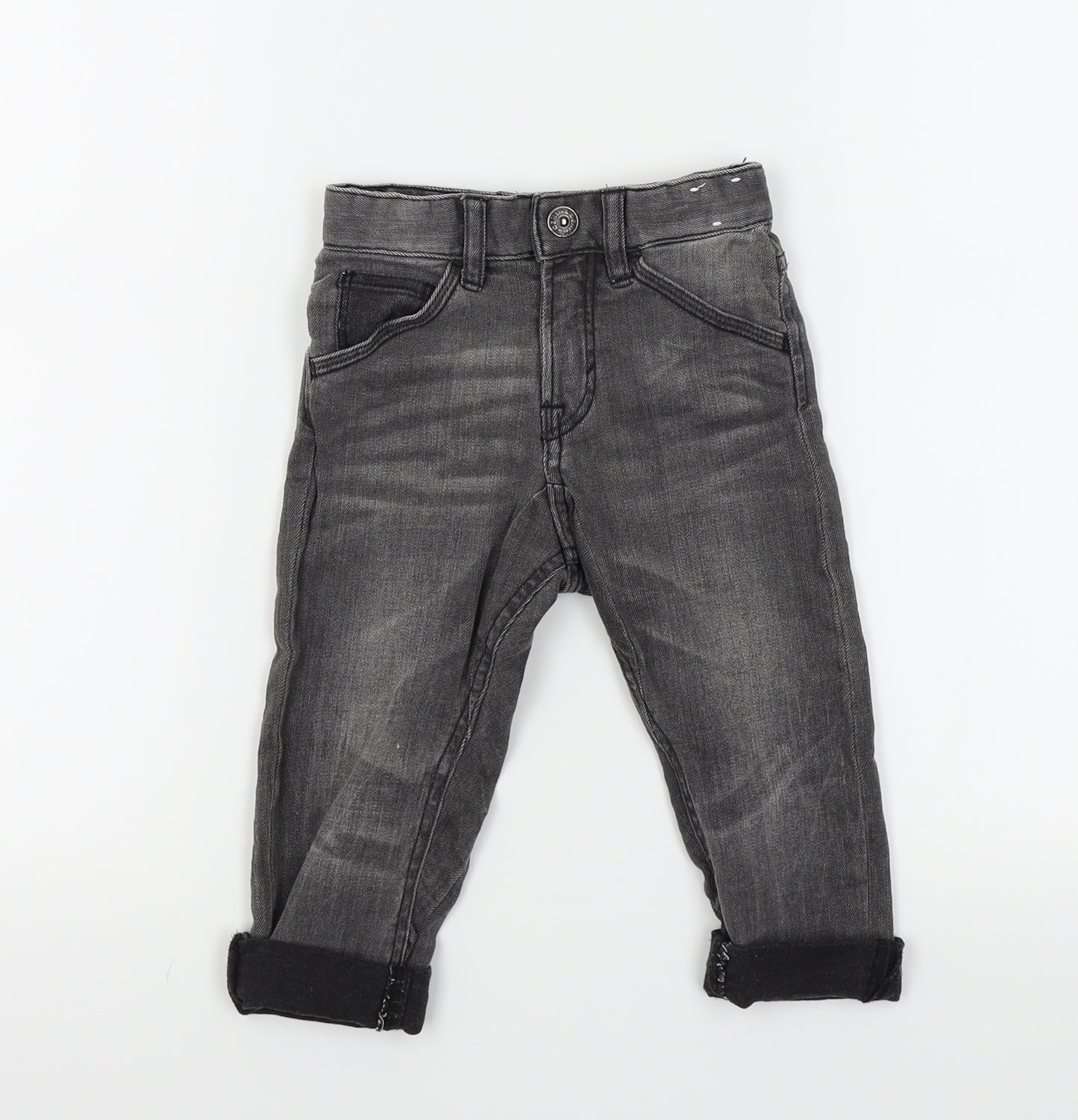 &denim Boys Black   Skinny Jeans Size 2 Years