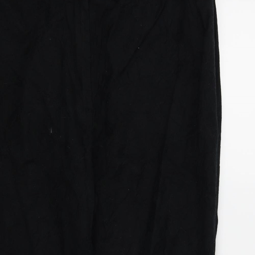 RJR.John Rocha Womens Black Floral  Trousers  Size 20 in L27 in