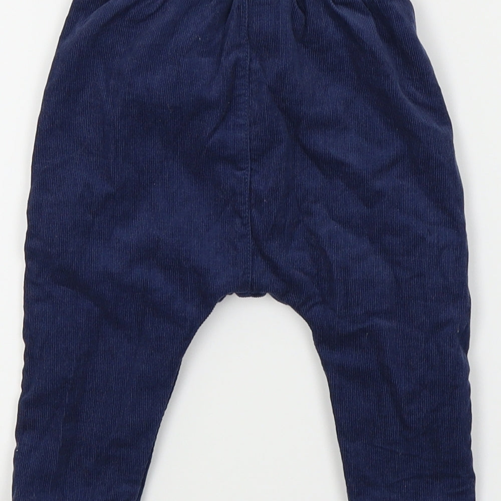 Mothercare Boys Blue Colourblock  Track Pants Trousers Size 0-3 Months