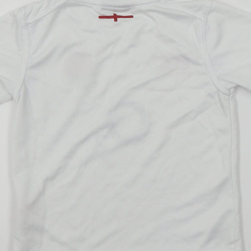 Canterbury Boys White   Basic T-Shirt Size 4 Years  - ENGLAND