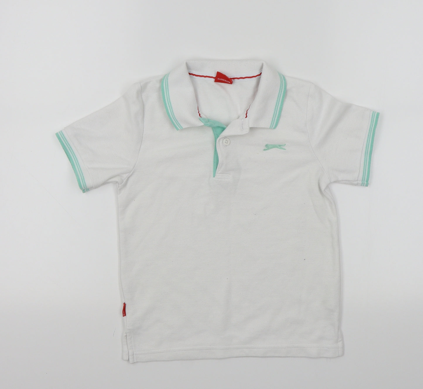 Slazenger Boys White   Basic Polo Size 7-8 Years