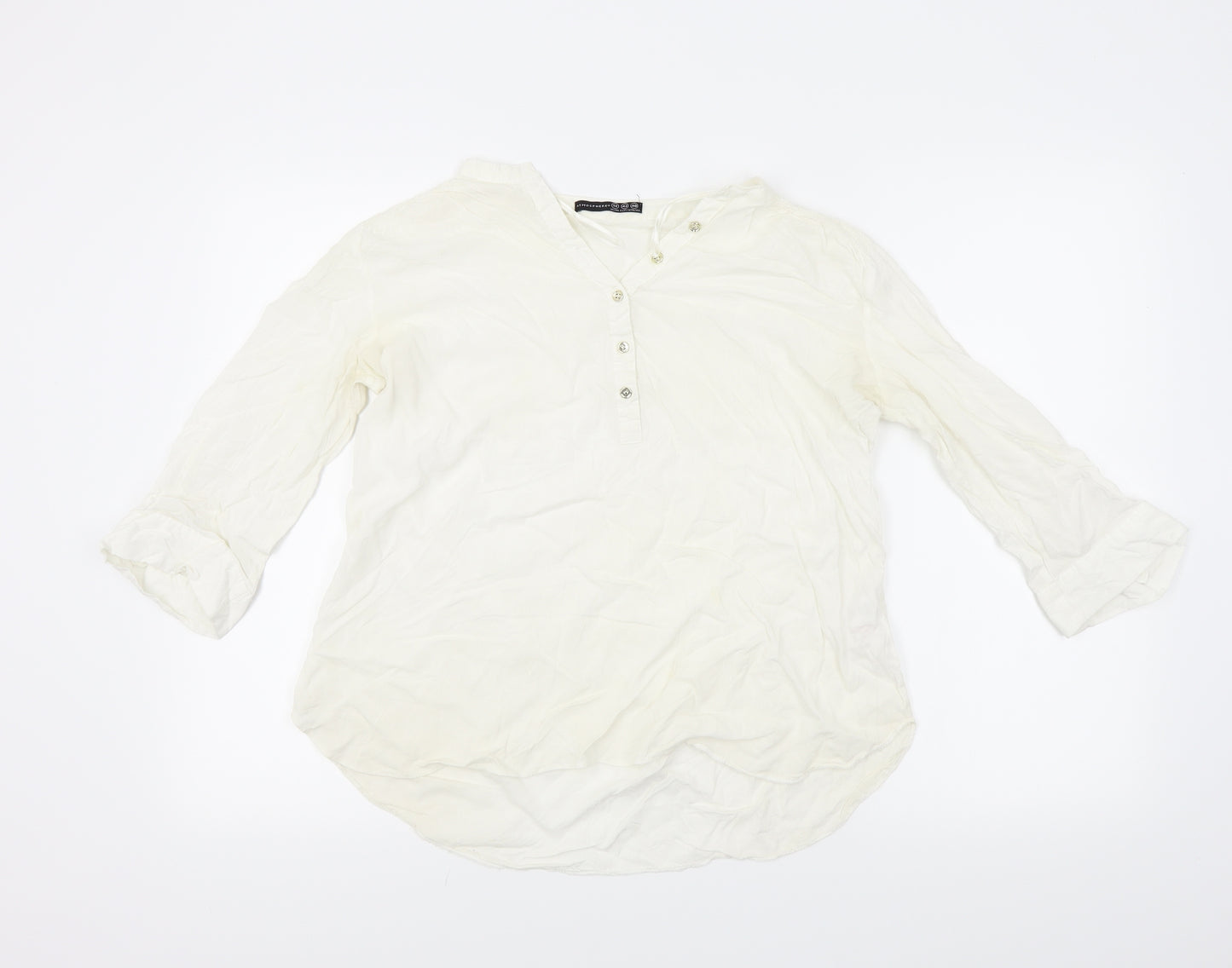 Primark Womens White   Basic Blouse Size 14