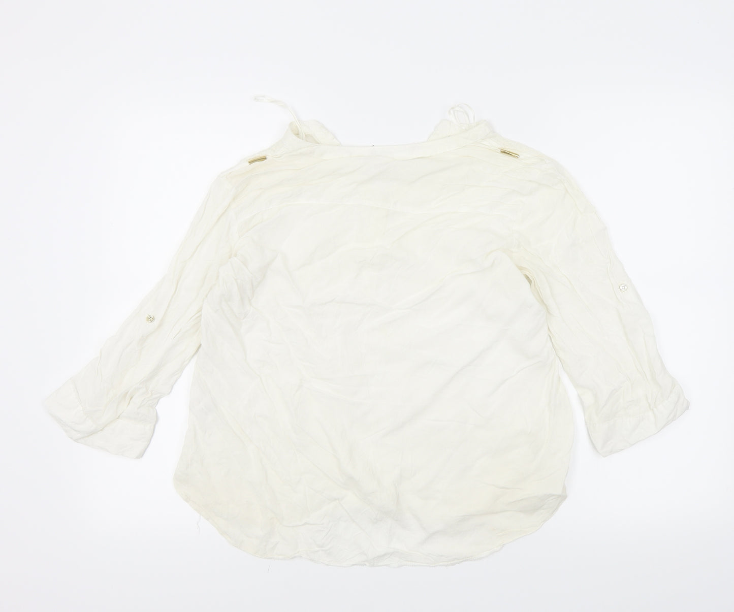 Primark Womens White   Basic Blouse Size 14