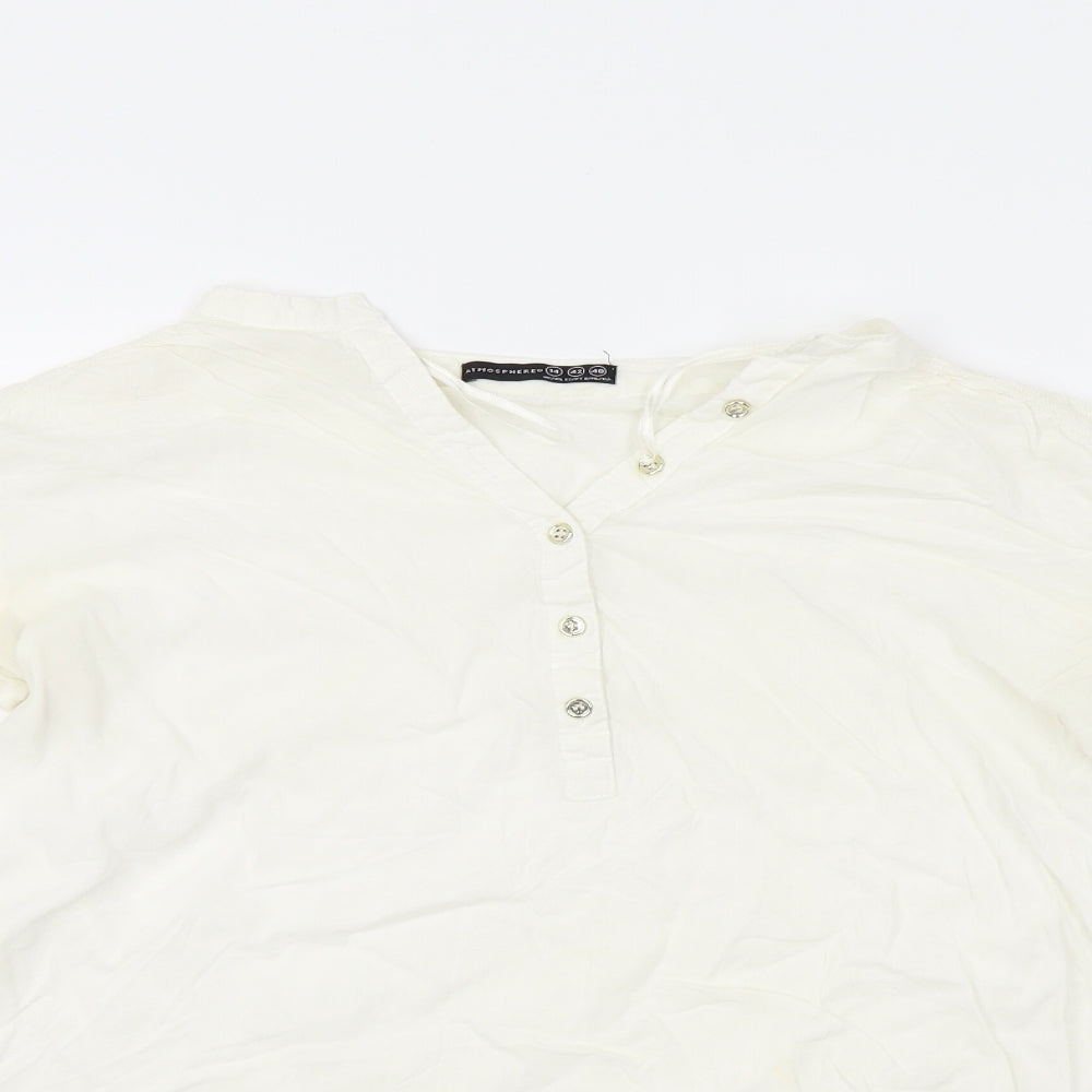 Primark Womens White   Basic Blouse Size 14