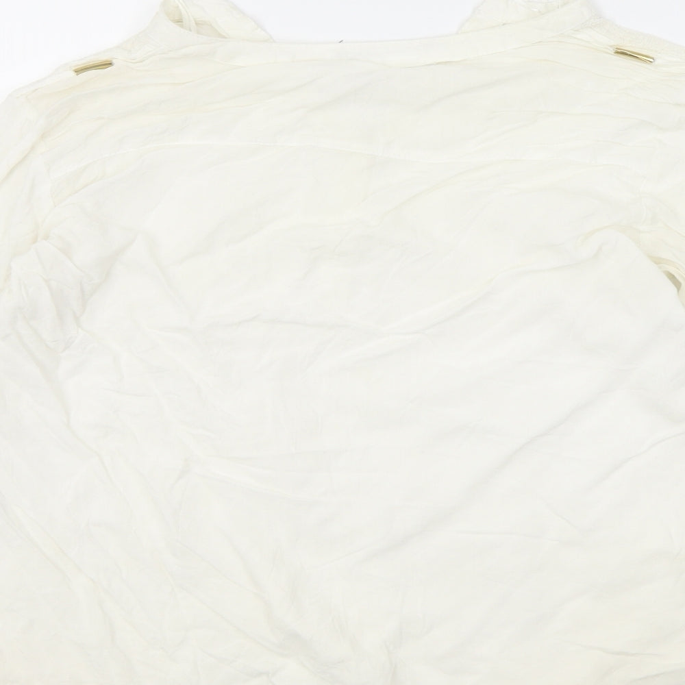 Primark Womens White   Basic Blouse Size 14