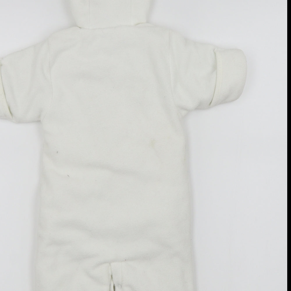 TEENY WEENY Baby White   Basic Jacket Jacket Size 0-3 Months