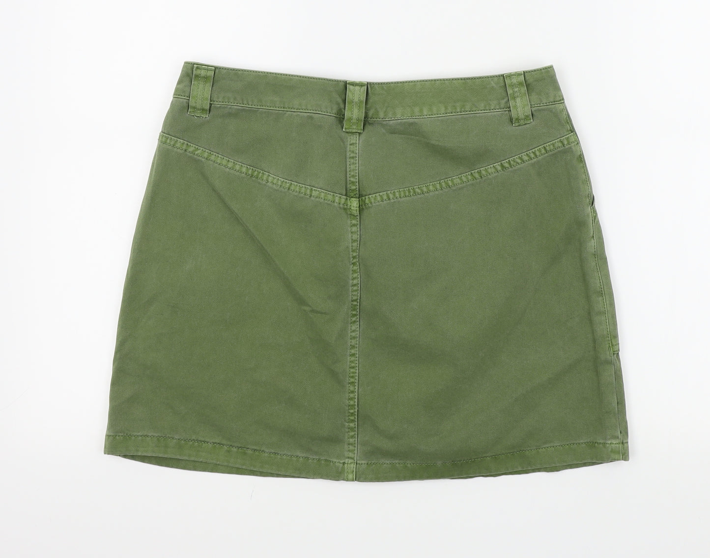 F&F Womens Green   A-Line Skirt Size 10