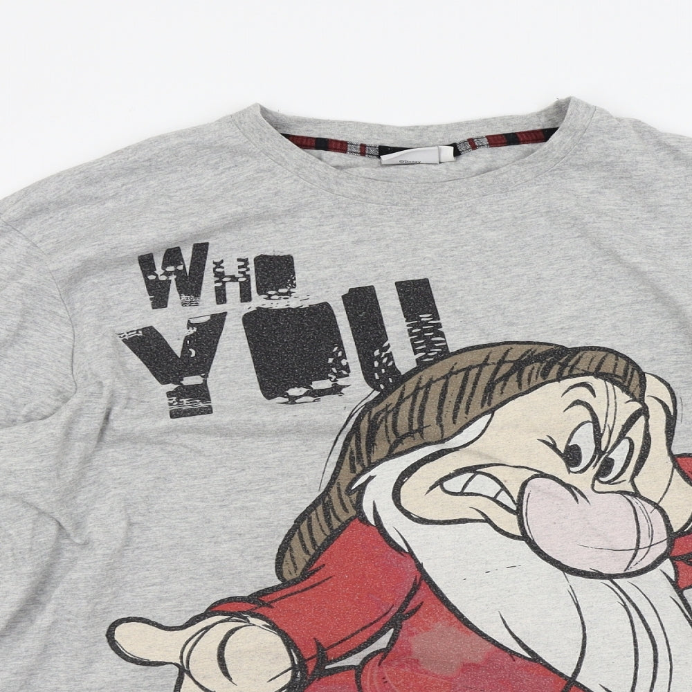 Disney Mens Grey   Pullover Jumper Size 2XL  - Disney Grumpy